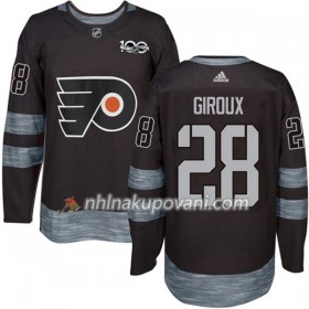 Philadelphia Flyers Dresy Claude Giroux 28 1917-2017 100th Anniversary Adidas Černá Authentic - Pánské
